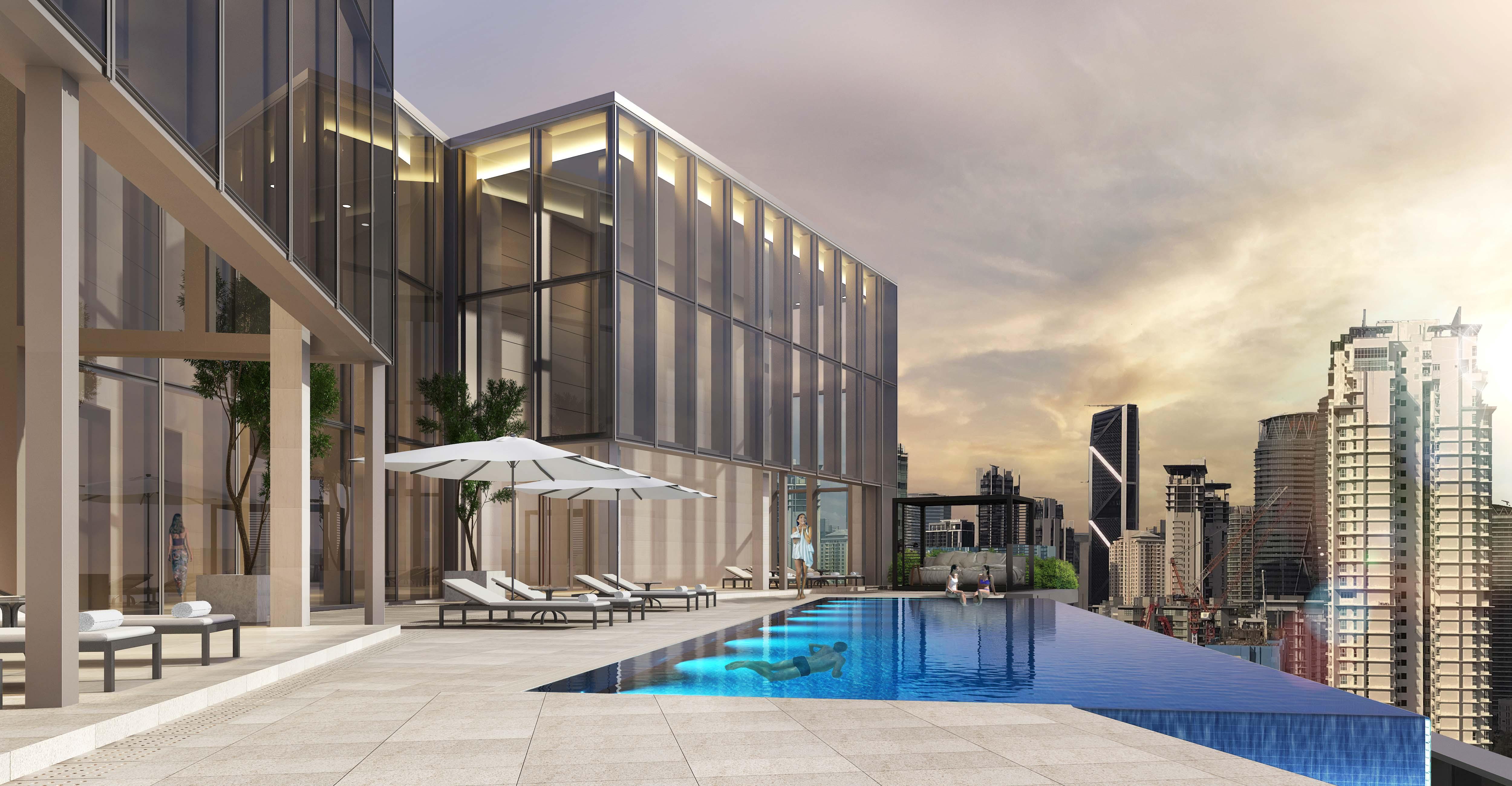 Pavilion Hotel Kuala Lumpur Managed By Banyan Tree Экстерьер фото The pool at the 101